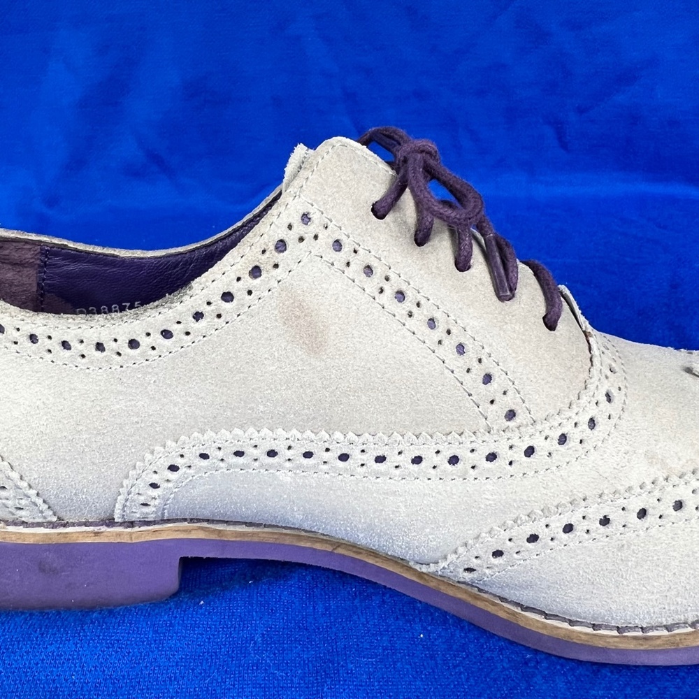 🚫SOLD!*|•COLE HAAN•| Alisa Wingtip Oxford • Unique Taupe/Purple* - Picture 11 of 16